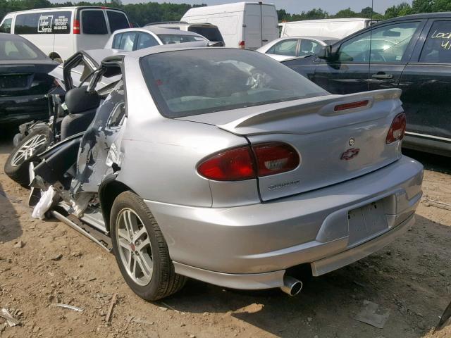 1G1JC524127305938 - 2002 CHEVROLET CAVALIER B SILVER photo 3