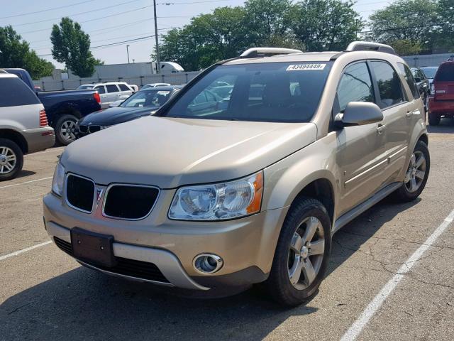 2CKDL33F386056603 - 2008 PONTIAC TORRENT TAN photo 2