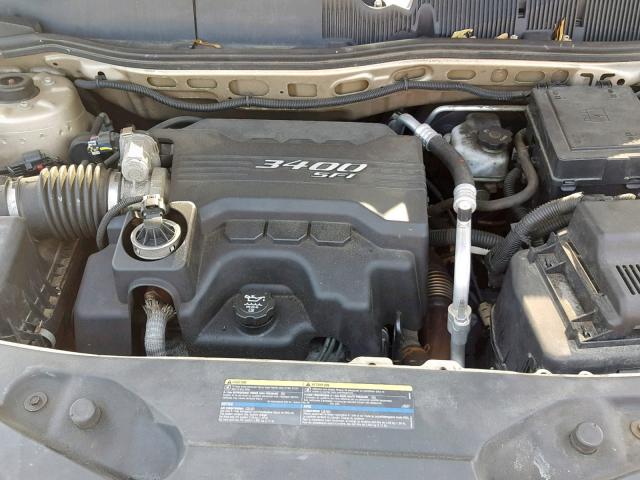 2CKDL33F386056603 - 2008 PONTIAC TORRENT TAN photo 7