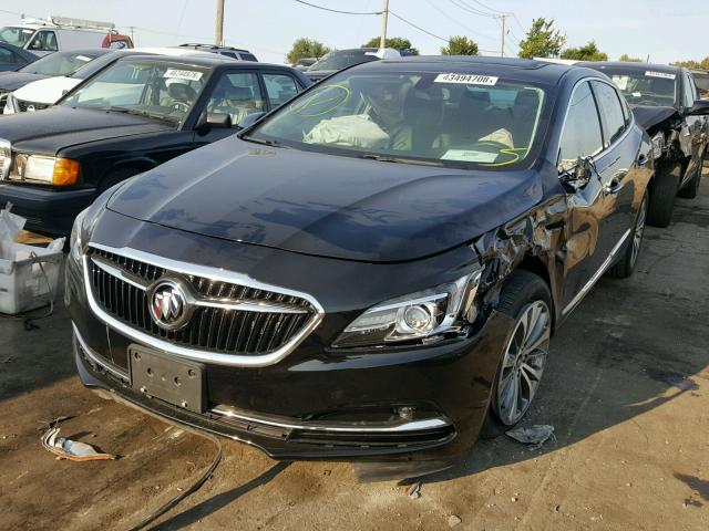 1G4ZP5SS5HU134047 - 2017 BUICK LACROSSE E BLACK photo 2