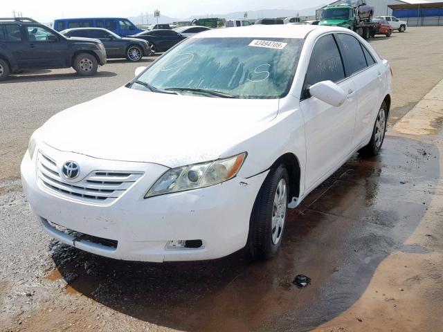 4T1BE46K87U570188 - 2007 TOYOTA CAMRY NEW WHITE photo 2