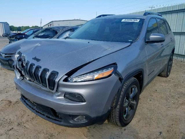 1C4PJLCB6JD537668 - 2018 JEEP CHEROKEE L GRAY photo 2