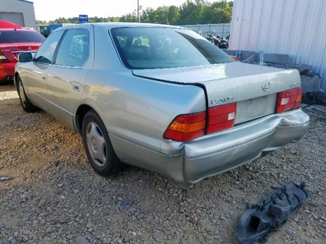 JT8BH28F3X0155446 - 1999 LEXUS LS 400 SILVER photo 3