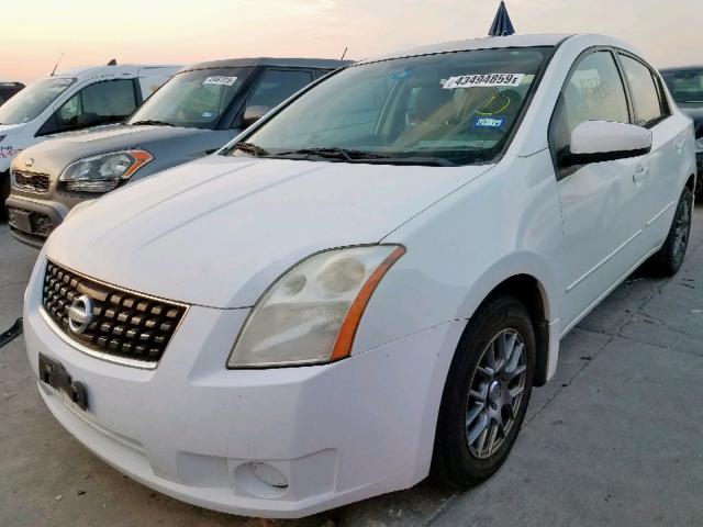 3N1AB61E98L668098 - 2008 NISSAN SENTRA 2.0 WHITE photo 2