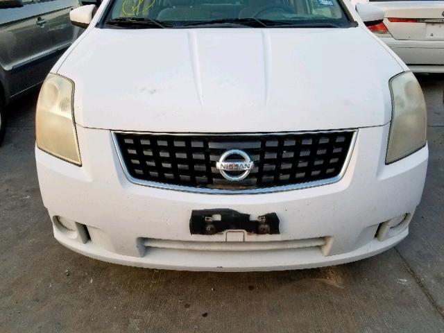 3N1AB61E98L668098 - 2008 NISSAN SENTRA 2.0 WHITE photo 9