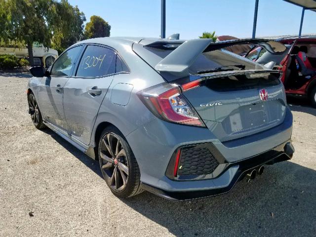 SHHFK7H47JU419114 - 2018 HONDA CIVIC SPOR GRAY photo 3