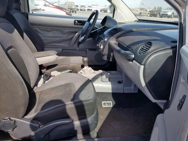 3VWCD21C2YM417499 - 2000 VOLKSWAGEN NEW BEETLE ვერცხლისფერი ფოტო 5