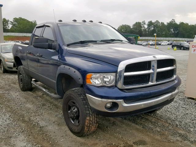 3D7KS28D15G829741 - 2005 DODGE RAM 2500 S BLUE photo 1