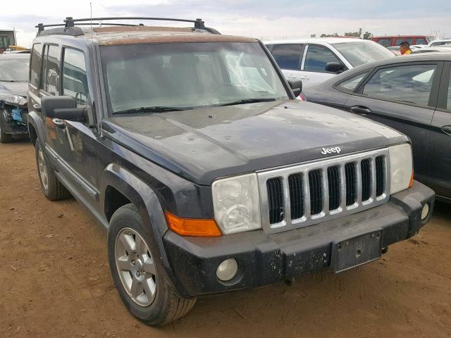 1J8HG48P27C671520 - 2007 JEEP COMMANDER BLACK photo 1