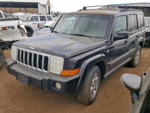 1J8HG48P27C671520 - 2007 JEEP COMMANDER BLACK photo 2