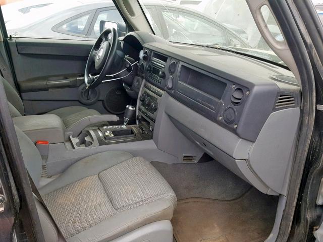 1J8HG48P27C671520 - 2007 JEEP COMMANDER BLACK photo 5