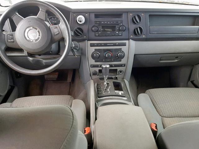 1J8HG48P27C671520 - 2007 JEEP COMMANDER BLACK photo 9