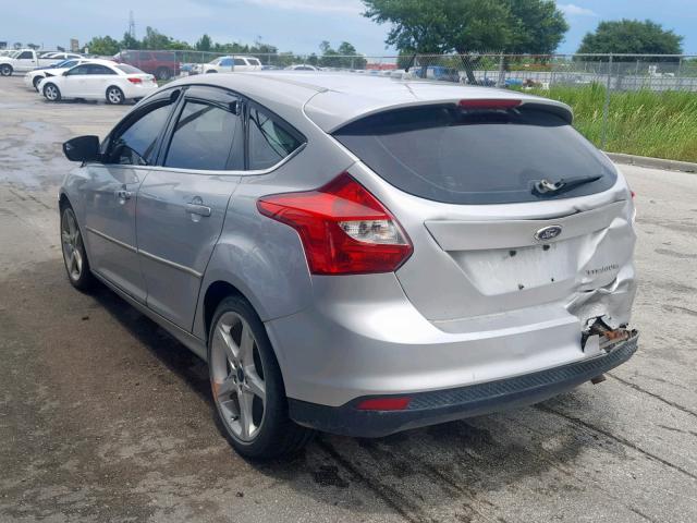 1FAHP3N2XCL296289 - 2012 FORD FOCUS TITA SILVER photo 3