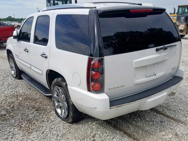 1GKFK63877J167473 - 2007 GMC YUKON DENA WHITE photo 3