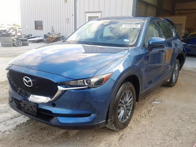 JM3KFABM9J1343258 - 2018 MAZDA CX-5 SPORT BLUE photo 2