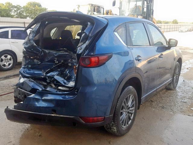 JM3KFABM9J1343258 - 2018 MAZDA CX-5 SPORT BLUE photo 4