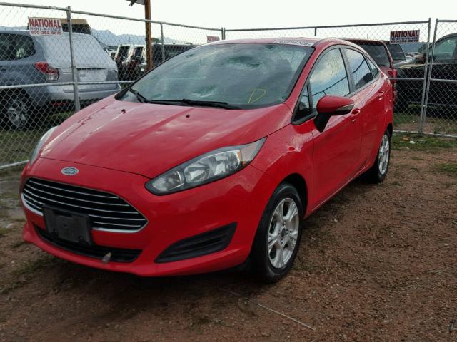 3FADP4BJ0EM228603 - 2014 FORD FIESTA SE RED photo 2