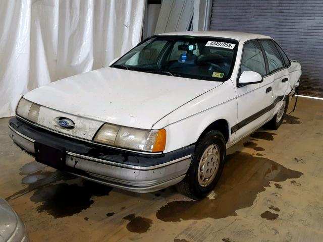 1FACP52U2MA162918 - 1991 FORD TAURUS GL WHITE photo 2