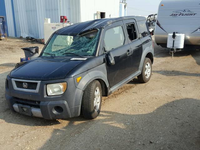 5J6YH286X5L034396 - 2005 HONDA ELEMENT EX BLACK photo 2