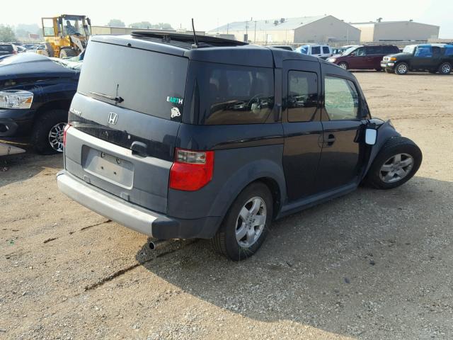 5J6YH286X5L034396 - 2005 HONDA ELEMENT EX BLACK photo 4