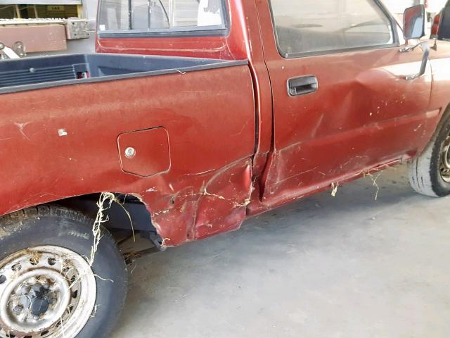 JT4RN81A4L5071661 - 1990 TOYOTA PICKUP 1/2 RED photo 9