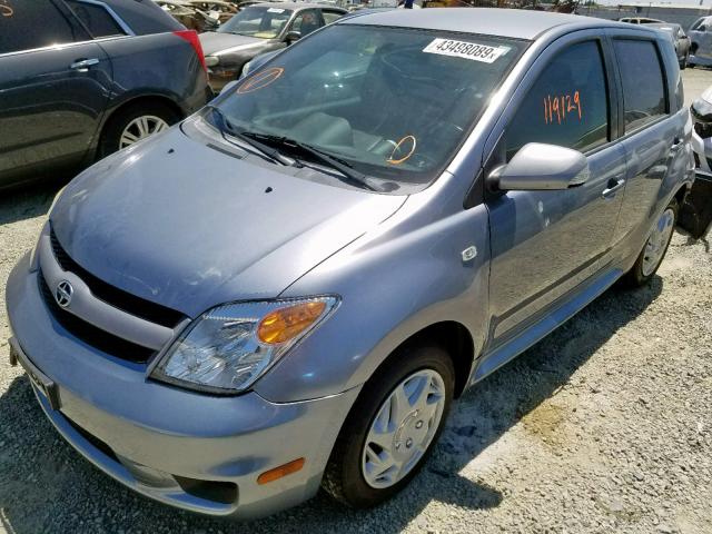 JTKKT604265008983 - 2006 TOYOTA SCION XA BLUE photo 2