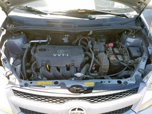 JTKKT604265008983 - 2006 TOYOTA SCION XA BLUE photo 7