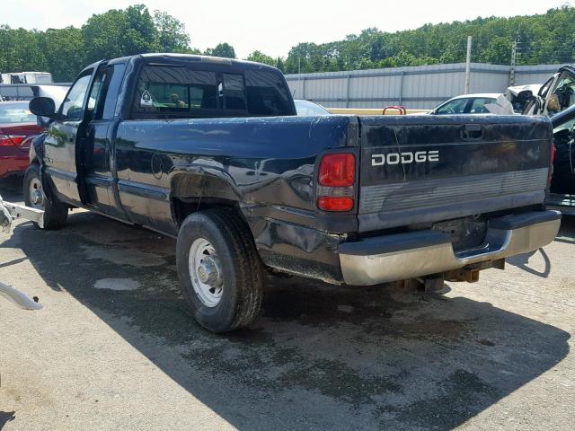 3B7KC23W6XG240882 - 1999 DODGE RAM 2500 BLACK photo 3