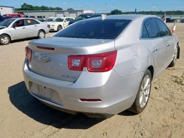 1G11F5SL6FF127034 - 2015 CHEVROLET MALIBU LTZ ვერცხლისფერი ფოტო 4