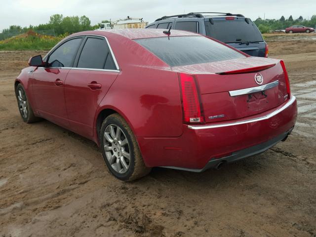 1G6DV57V180165023 - 2008 CADILLAC CTS HI FEA RED photo 3