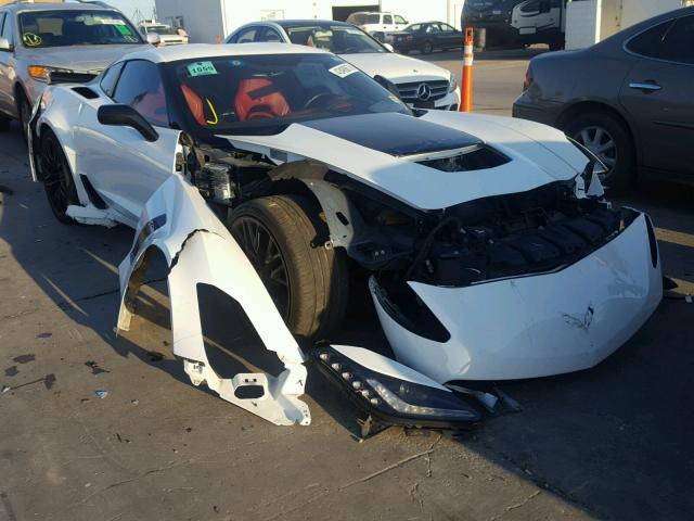 1G1YS2D61G5603133 - 2016 CHEVROLET CORVETTE 2 WHITE photo 1