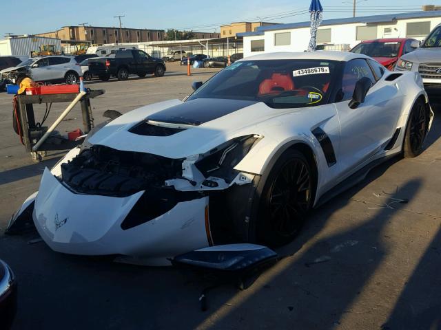 1G1YS2D61G5603133 - 2016 CHEVROLET CORVETTE 2 WHITE photo 2