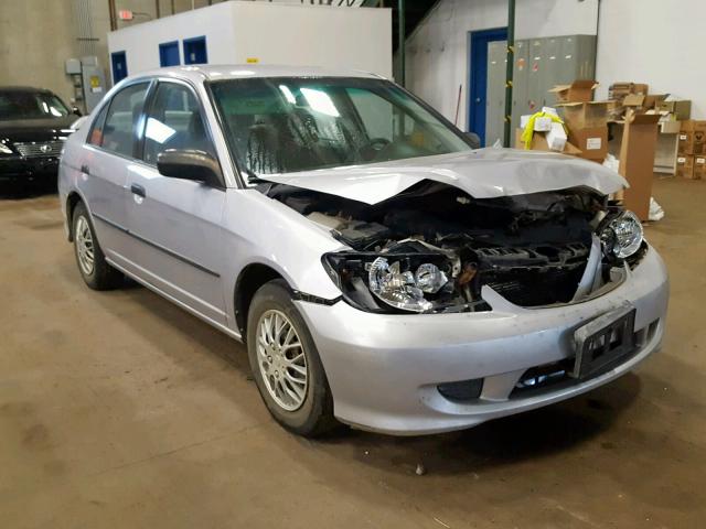 1HGES16394L017389 - 2004 HONDA CIVIC DX V SILVER photo 1