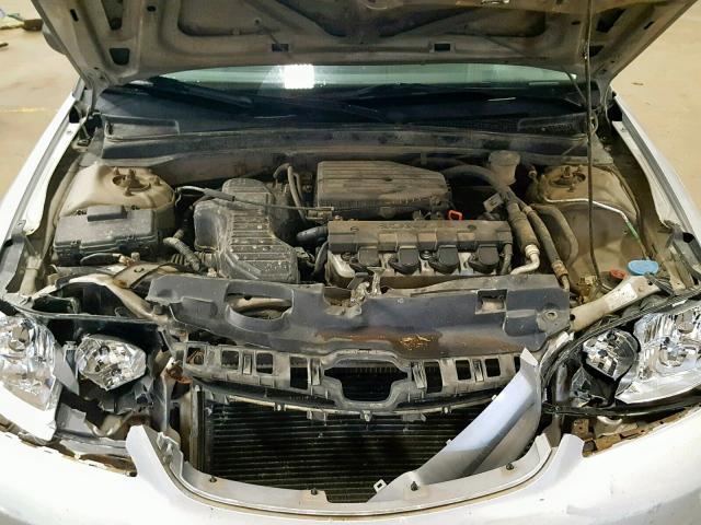 1HGES16394L017389 - 2004 HONDA CIVIC DX V SILVER photo 7