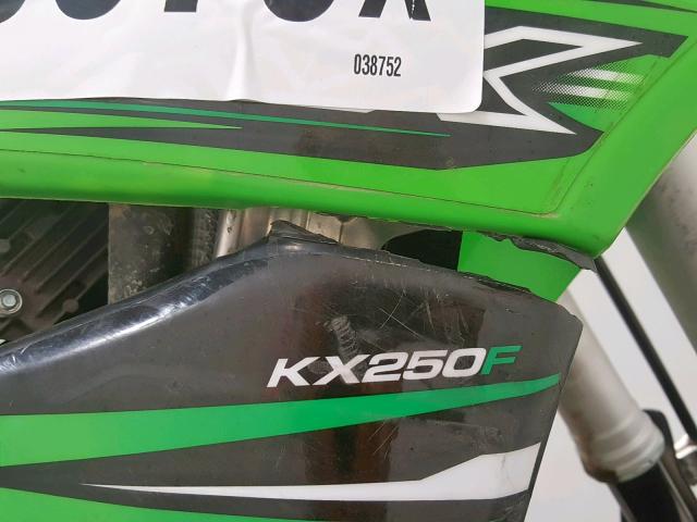 JKAKXMZC5GA038752 - 2016 KAWASAKI KX250 Z GREEN photo 12