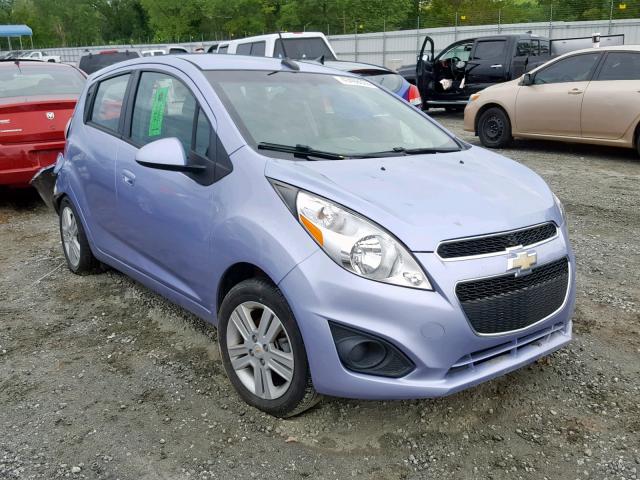 KL8CB6S97EC536223 - 2014 CHEVROLET SPARK LS BLUE photo 1