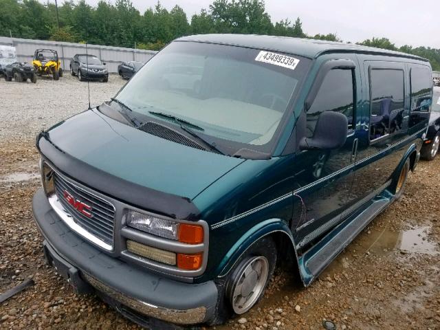 1GDFG15M2Y1182034 - 2000 GMC SAVANA RV GREEN photo 2