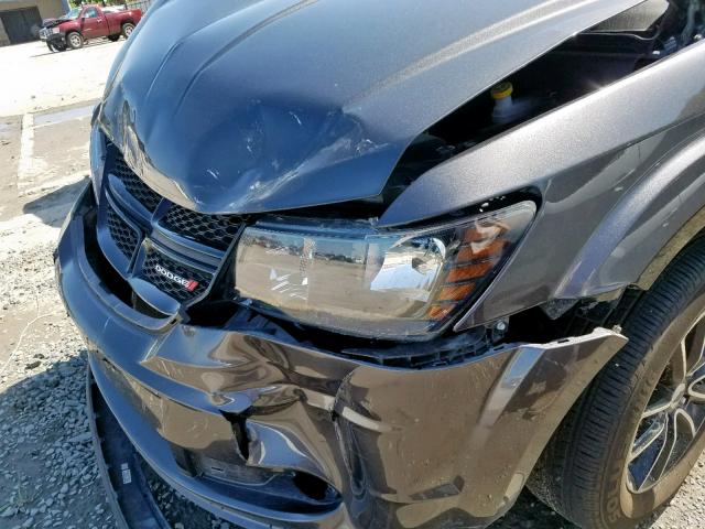 3C4PDCAB5JT474485 - 2018 DODGE JOURNEY SE CHARCOAL photo 9