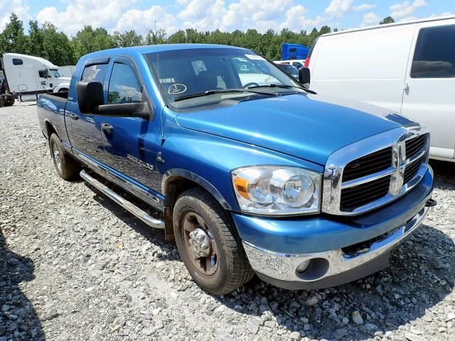 3D7KR29C66G146033 - 2006 DODGE RAM 2500 BLUE photo 1