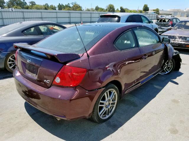 JTKDE177970165222 - 2007 TOYOTA SCION TC მუქწითელი ფოტო 6