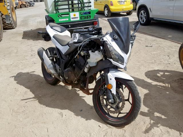 JKAEX8B12EA005461 - 2014 KAWASAKI EX300 B WHITE photo 1