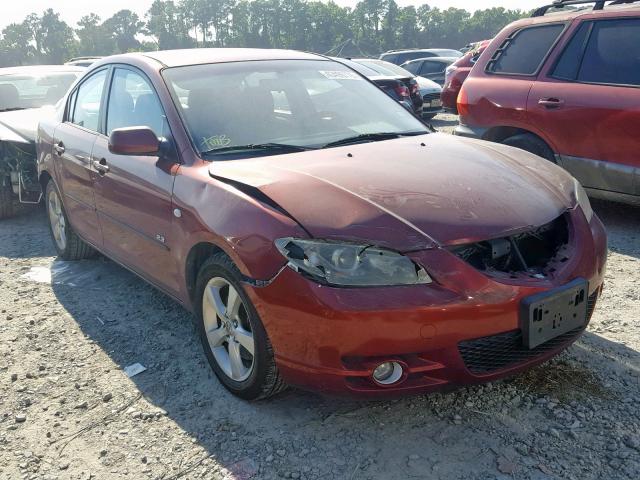 JM1BK323561487484 - 2006 MAZDA 3 S MAROON photo 1