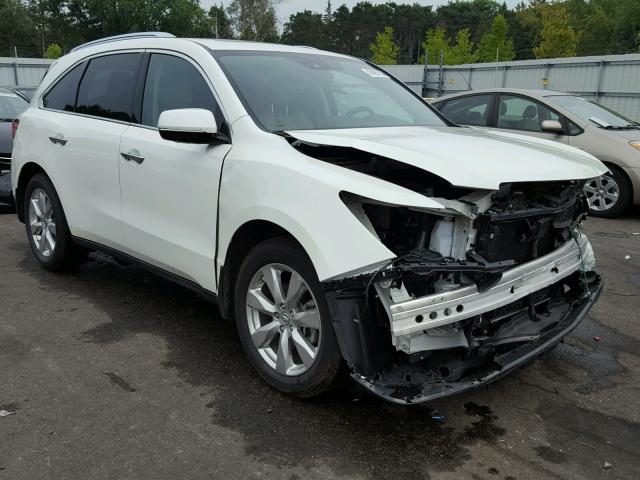 5FRYD4H96GB062868 - 2016 ACURA MDX ADVANC WHITE photo 1