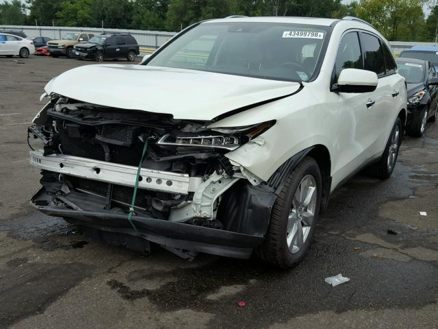 5FRYD4H96GB062868 - 2016 ACURA MDX ADVANC WHITE photo 2