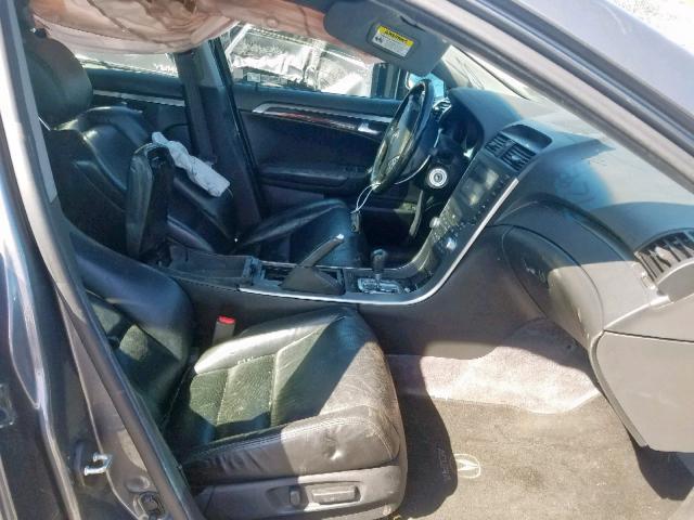 19UUA66286A028711 - 2006 ACURA 3.2TL GRAY photo 5