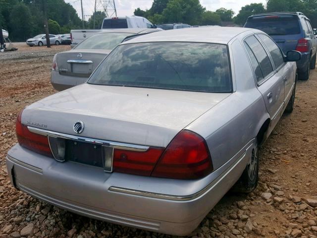 2MEFM74W34X669939 - 2004 MERCURY GRAND MARQ SILVER photo 4