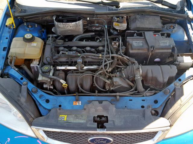 1FAFP37N97W342486 - 2007 FORD FOCUS ZX5 BLUE photo 7