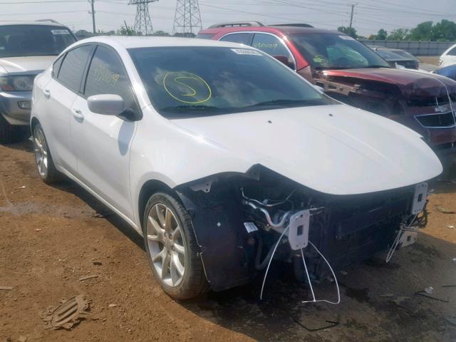 1C3CDFBA8DD232374 - 2013 DODGE DART SXT WHITE photo 1