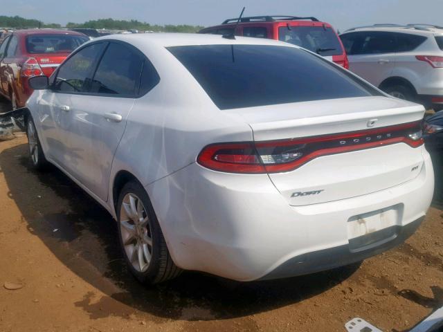 1C3CDFBA8DD232374 - 2013 DODGE DART SXT WHITE photo 3