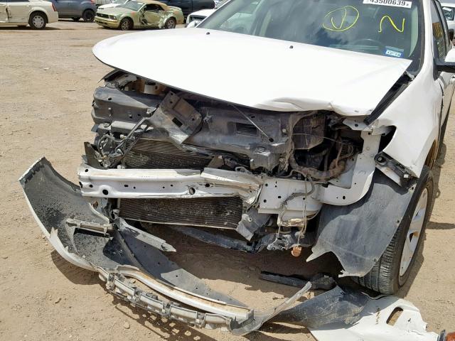 2FMDK4JC2DBA28734 - 2013 FORD EDGE SEL WHITE photo 9